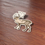 Reindeer Sticker - Cool Alaska Nature Decal