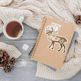 Reindeer Sticker - Cool Alaska Nature Decal
