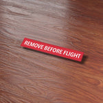 Remove Before Flight Sticker - Classic Aircraft Tag Decal