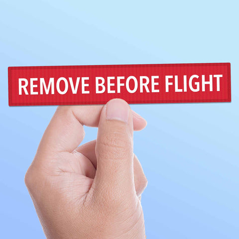 Remove Before Flight Sticker - Classic Aircraft Tag Decal