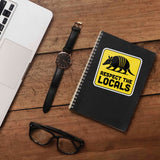 Respect the Locals Armadillo Sticker - Funny Southern Animal Decal
