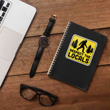 Respect the Locals Bigfoot Sticker - PNW Sasquatch Decal