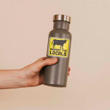 Respect the Locals Cow Sticker - Funny Farm Animal Decal