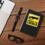 Respect the Locals Gator Sticker - Funny Alligator Nature Decal