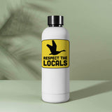 Respect the Locals Canada Goose Sticker - Funny Bird Quote Decal