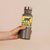 Respect the Locals Lynx Sticker - Funny Bobcat Nature Decal