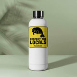 Florida Respect the Locals Manatee Sticker - Cute FL Decals