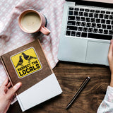 Respect the Locals Pigeon Sticker - Funny Bird Quote Decal