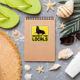 Respect the Locals Sea Lion Sticker - Funny Beach Decal