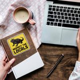 Respect the Locals Texas Horned Lizard Sticker - Funny TX Decal