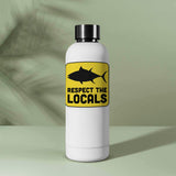 Respect the Locals Tuna Sticker - Funny Ocean Fishing Decal