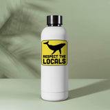 Respect the Locals Whale Sticker - Funny Beach Decal