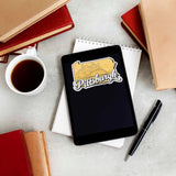 Retro Pittsburgh PA Map Sticker - PGH Pennsylvania Decal
