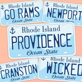 Rhode Island License Plate Stickers