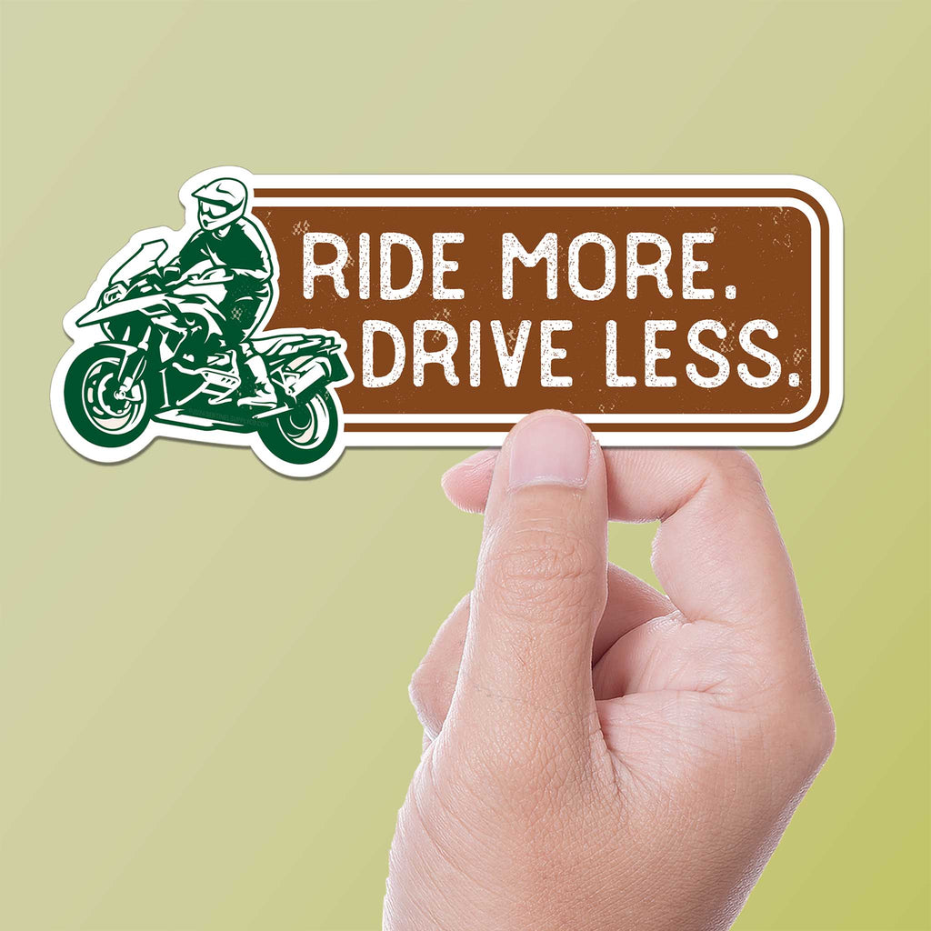 Ride More, Drive Less ADV Motorcycle Sticker – Sentinel Supply