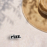 Rizz Sticker - Funny Quote Decal for Water Bottle