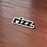 Rizz Sticker - Funny Quote Decal for Water Bottle