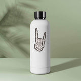 Rock On Skeleton Hand Sticker