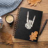 Rock On Skeleton Hand Sticker