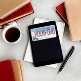 Illinois License Plate Bumper Stickers - Choose Your IL City or Phrase Decal