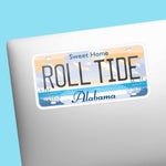 Roll Tide Alabama License Plate Sticker