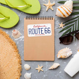 Route 66 State License Plate Bumper Stickers - Choose Your State Decal