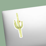 Cute Southwest Plant Decal on Laptop