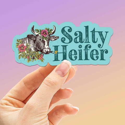 Salty Heifer Sticker