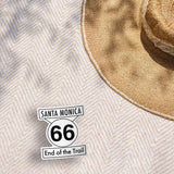 Santa Monica End of Route 66 Sticker - Southern California Decal