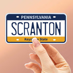 Scranton Pennsylvania License Plate Sticker