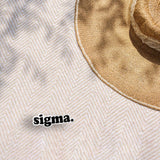 Sigma Sticker - Funny Meme Decal for Water Bottle