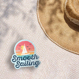 Smooth Sailing Sticker Outdoors on Beach Blanket