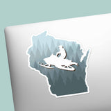 Snowmobile Wisconsin Sticker