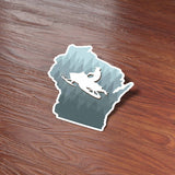 Snowmobile Wisconsin Sticker