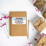 Arkansas License Plate Bumper Stickers - Choose Your AR City or Phrase Decal