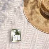 South Carolina State Tree Sabal Palm Sticker- SC Vintage Stamp Decal
