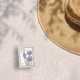 South Dakota State Flower Prairie Crocus Sticker - SD Vintage Stamp Decal