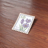 South Dakota State Flower Prairie Crocus Sticker - SD Vintage Stamp Decal