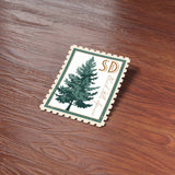 South Dakota State Tree Black Hills Spruce Sticker- SD Vintage Stamp Decal