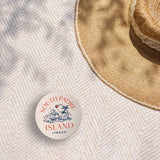 South Padre Island Texas Sticker on Beach Blanket 