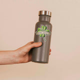 Stay Lucky 4 Leaf Clover Decal on Water Bottle