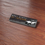 Stay Dirty My Friends - Vintage Rover Offroad Sticker