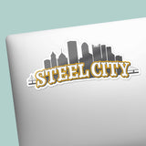 Steel City Pittsburgh Sticker - PGH Pennsylvania Decal