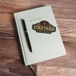 Fort Worth Stockyards TX Sticker on Journal