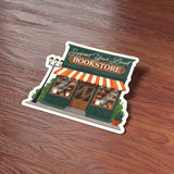 Support Your Local Bookstore Sticker - Cute Book Decal