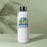 Sunset Cliffs Surf San Diego Sticker on Water Bottle