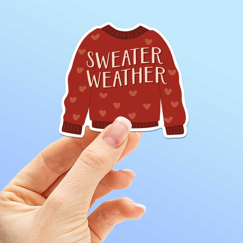 Sweater Weather Sticker