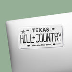 Hill Country Texas Sticker on Laptop