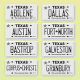 Texas License Plate Stickers