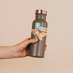 Cute Texas Roadrunner Sticker on Water Bottle